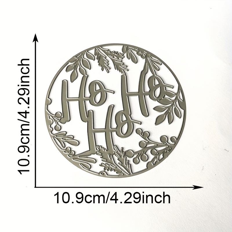 Image of 1pc Christmas Ho Card Carbon Steel Scrapbooking Metal Cutting Dies Craft For Diy Paper Card Making