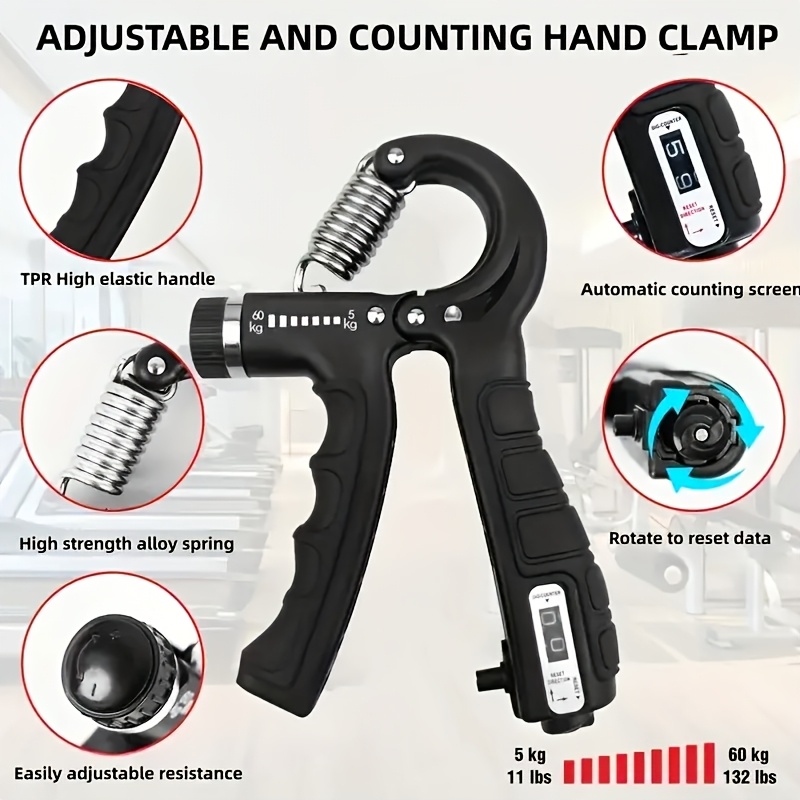 6pcs Silicone Grip Strengthener Set - Adjustable Hand Exerciser, Finger Stretcher, and Counting Grip Equipment for Muscle Training & Rehabilitation - Ideal Gift for Valentine's Day, Thanksgiving, Christmas, Father's Day, Workout Accessories