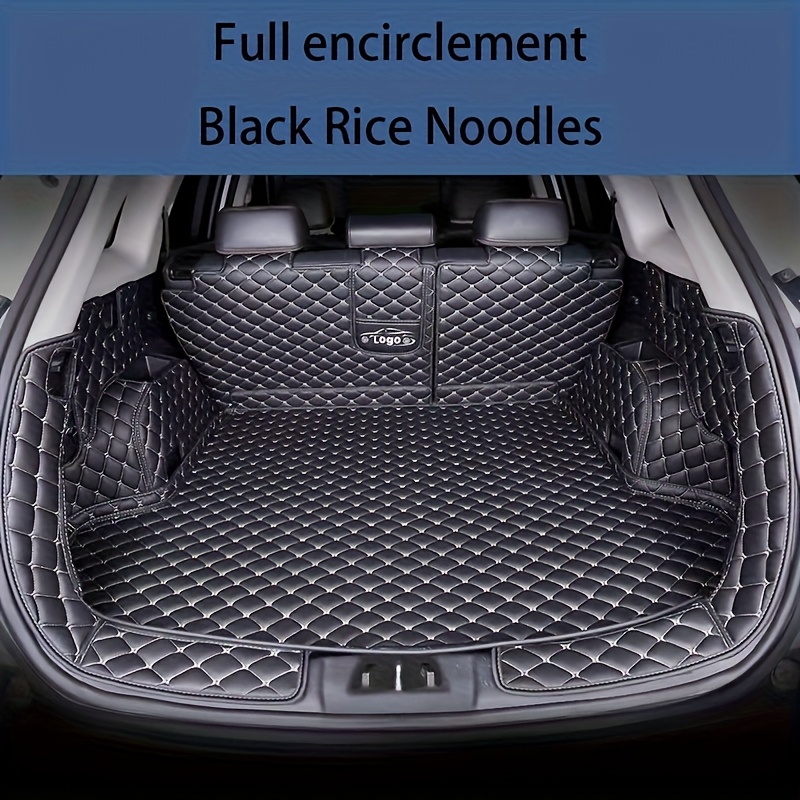 TEMU Custom High-quality Faux Leather 3d Trunk Mats Suitable For , For , For Tavendor, And For , Providing Full Coverage Tailored Car Trunk Mats, Pet