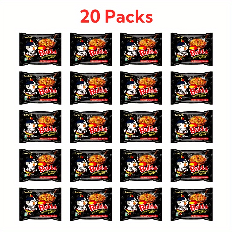 

[ For &] Samyang , 140g*5packs*4, Stir-fried , Hot , Packaging May , Authentic , , Outfit,