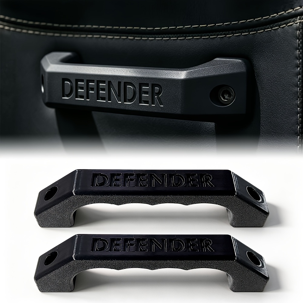 TEMU Lot de 2 poignées de porte intérieures pour Defender - Amélioration intérieure - 1983-2016 - 90 110 130