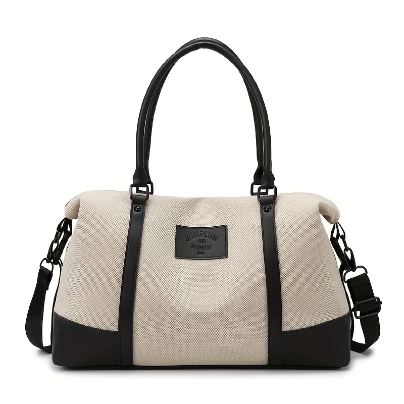 E-shop Damen Pendler Reisehandtasche, Schultertasche mit großem Fassungsvermögen, Gymnastiktasche mit Trocken- und Nassfach, Wochenend- und