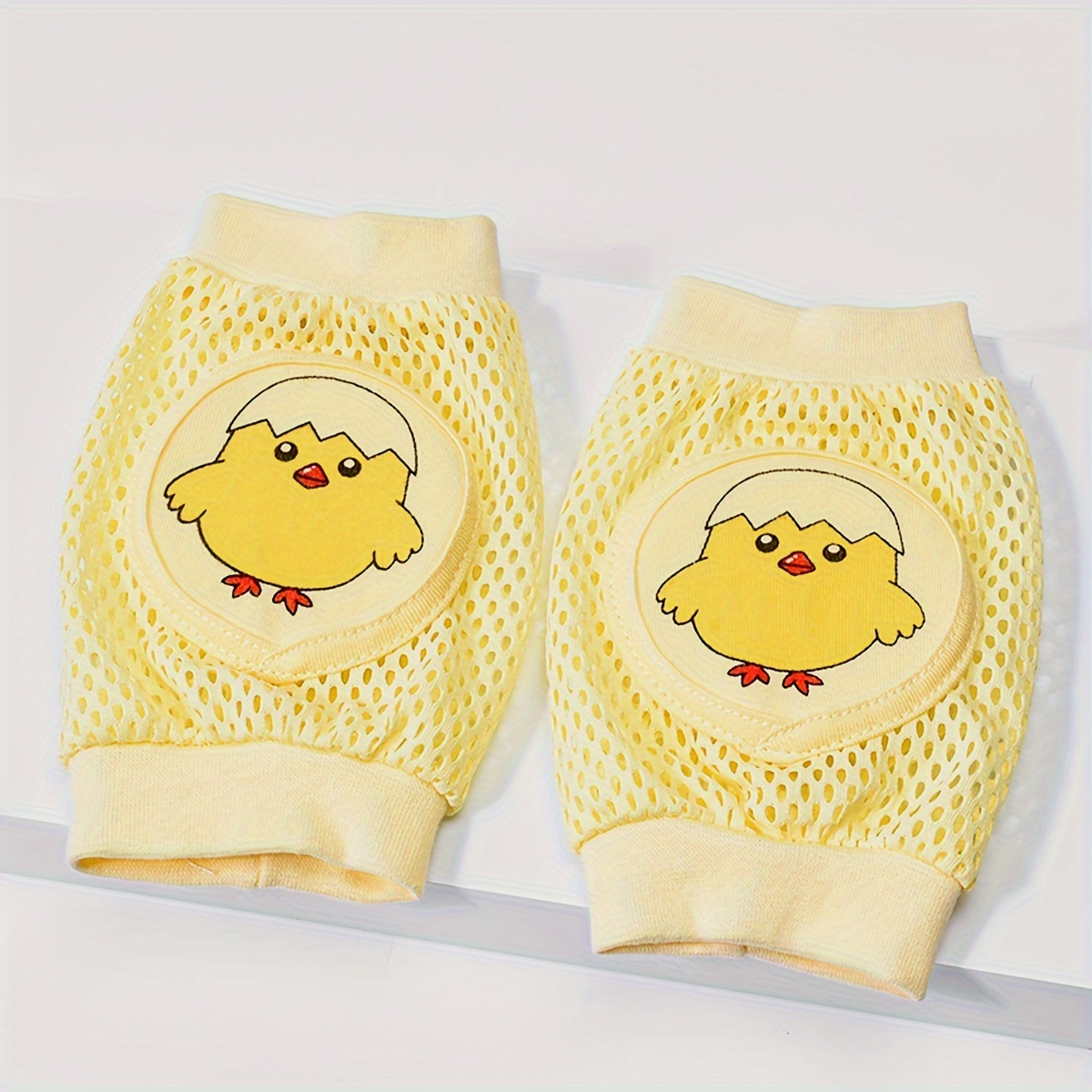 1 Pair Baby Knee Pads Children's Learning to Walk Anti-Fall Crawl Protective Gear Children's Knee Learning to Crawl Protective Cover Pad Thin Style for Summer