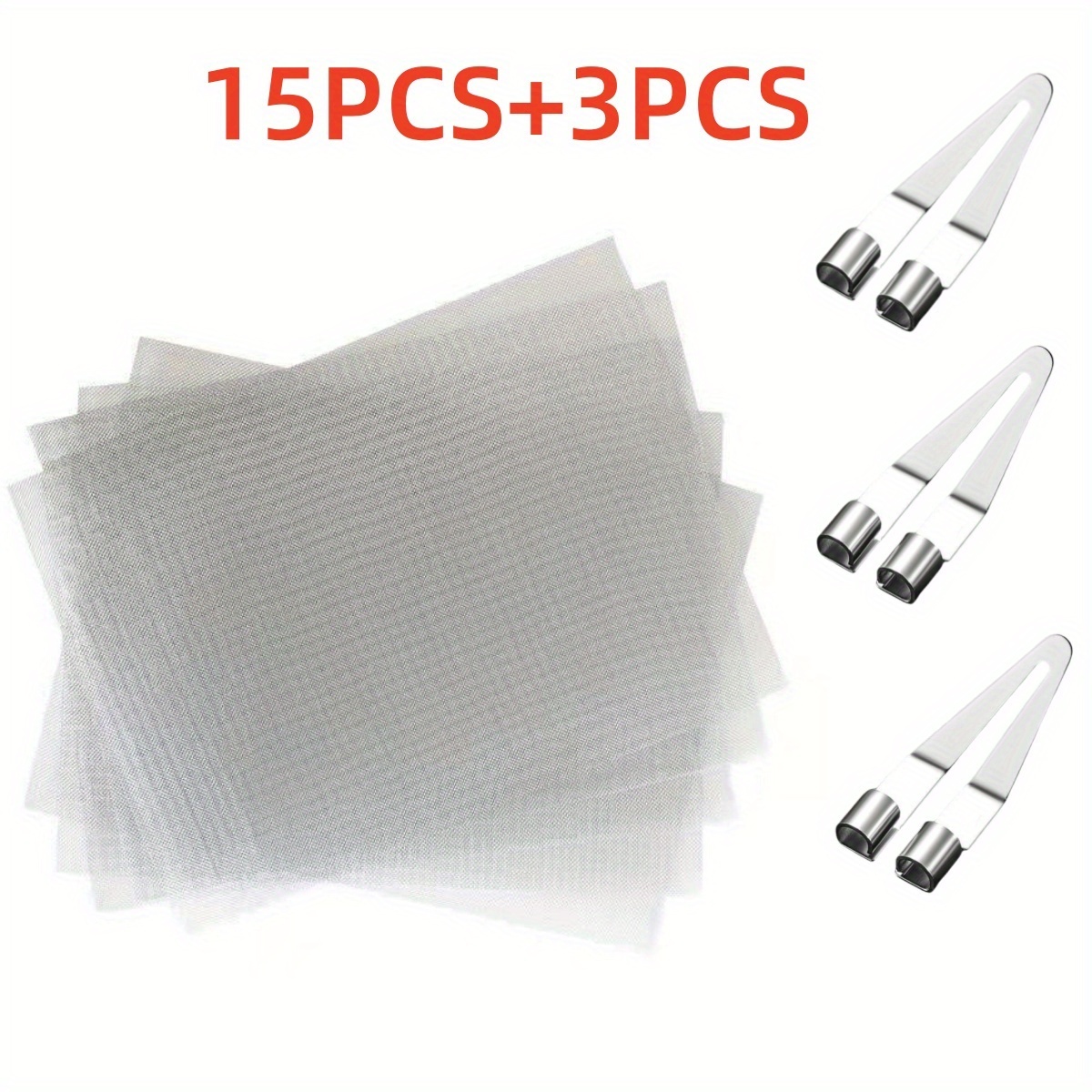 Image of 18/12/5pcs Heavy Duty Bumper Repair Mesh Kit - Plastic Mesh With Smoothing Tool For Car Bumper, Body, Hood, Grill | Durable Stainless Steel, , Invisible Repair | Automotive Body Repair Accessories