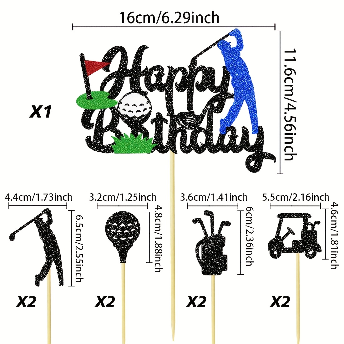 9 Golf-themed Birthday Cake Hats Perfect For Sports Fans And Party Decorations Without Electricity