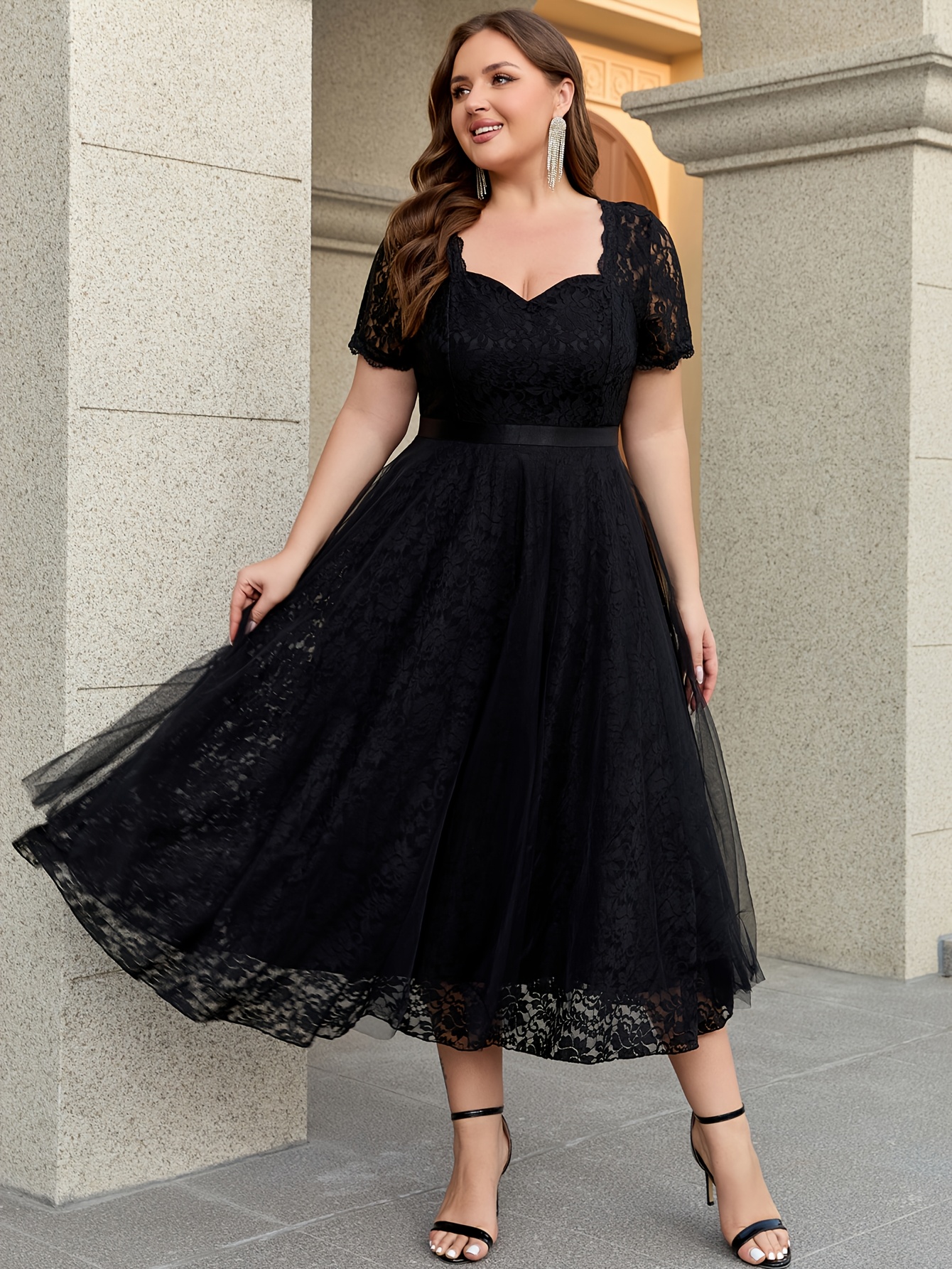 sachin and babi light blue dress Plus Size Little Black Dresses – Ashley Stewart main image 1
