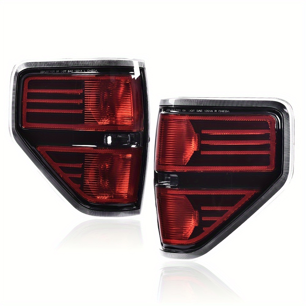 TEMU Rear Tail Lights Brake Lamps Left & Right For For Pickup 2009-2014