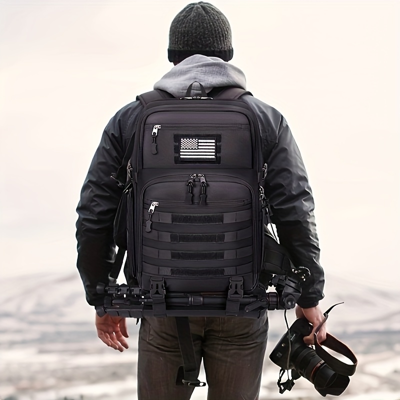  fotografico professionale per fotocamere dslr/slr mirrorless 15.6 pollici borsa per fotocamera con treppiede e astuccio, Dettagli dell'articolo 1