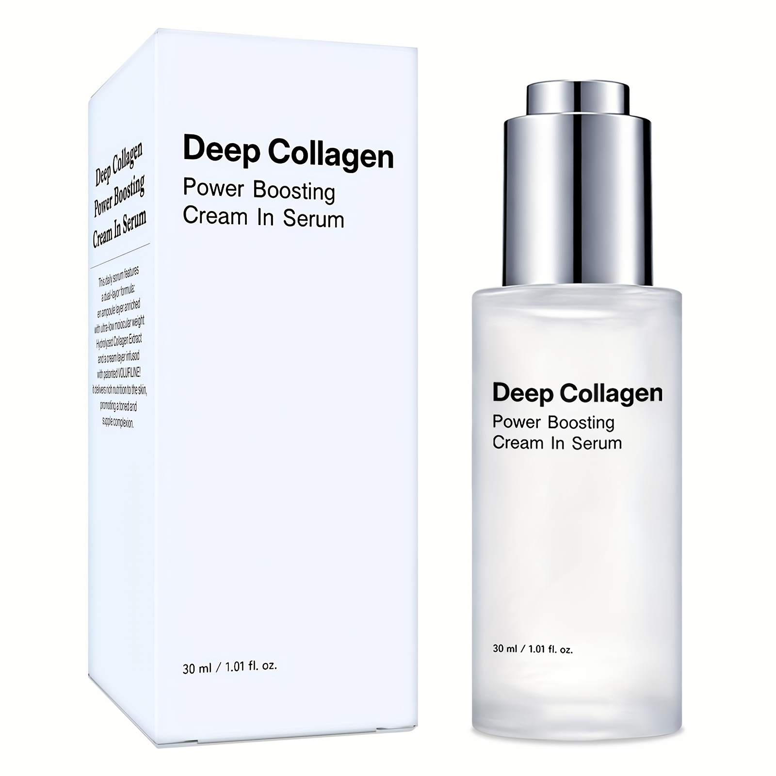 Image of Brightening Facial Serum, Collagen Facial Lifting Contour Serum. Moisturizing, And , Collagen And Hyaluronic Acid. Centella Asiatica Ingredients. Skincare. Gentle And Non-irritating