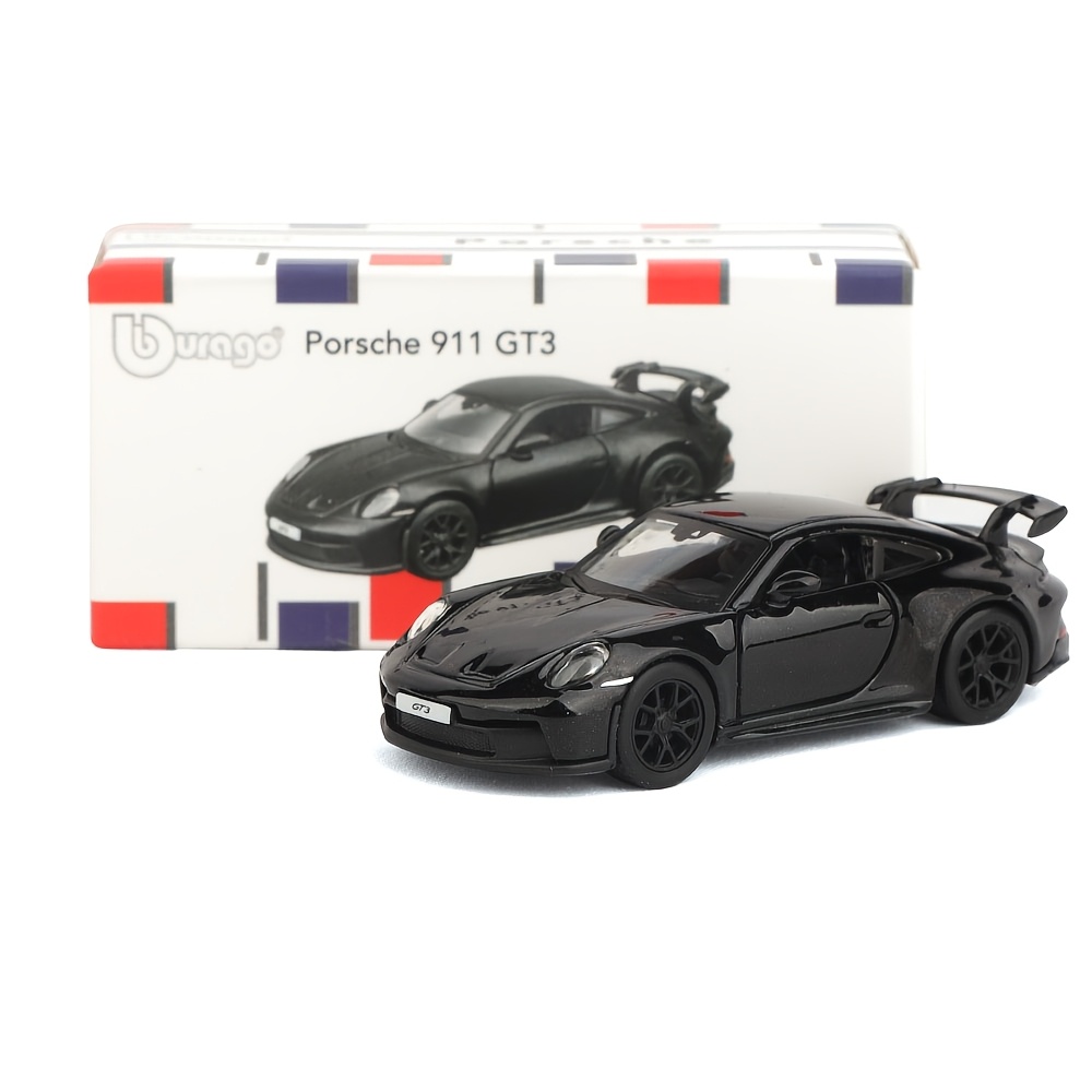 Image of Burago1:64 For 911gt3 Simulation Alloy Car Model Children's Toy Car Ornament Sliding Car Model Boy Toy Birthday Gift