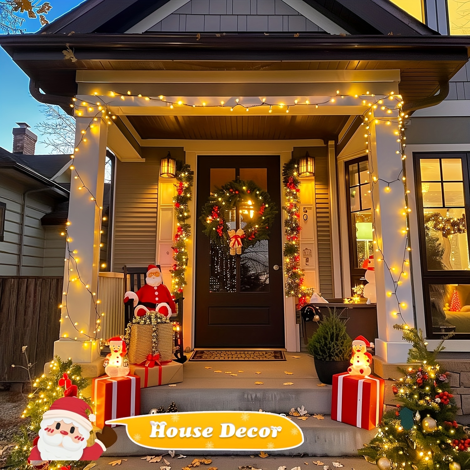 1st 36.08/68.88/101.68ft 100/200/300 led julgranljus med - Temu Sweden