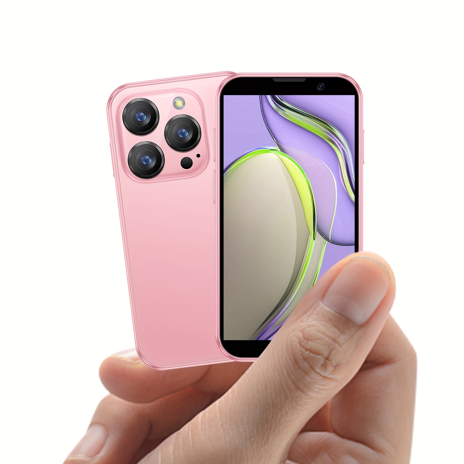 TEMU Mini Smartphone The Android Mobile Phone, Super Small .0" Touch Screen Unlocked 2gb / 16gb Rom Tiny Backup Phone, Includes Phone Case, Type-c