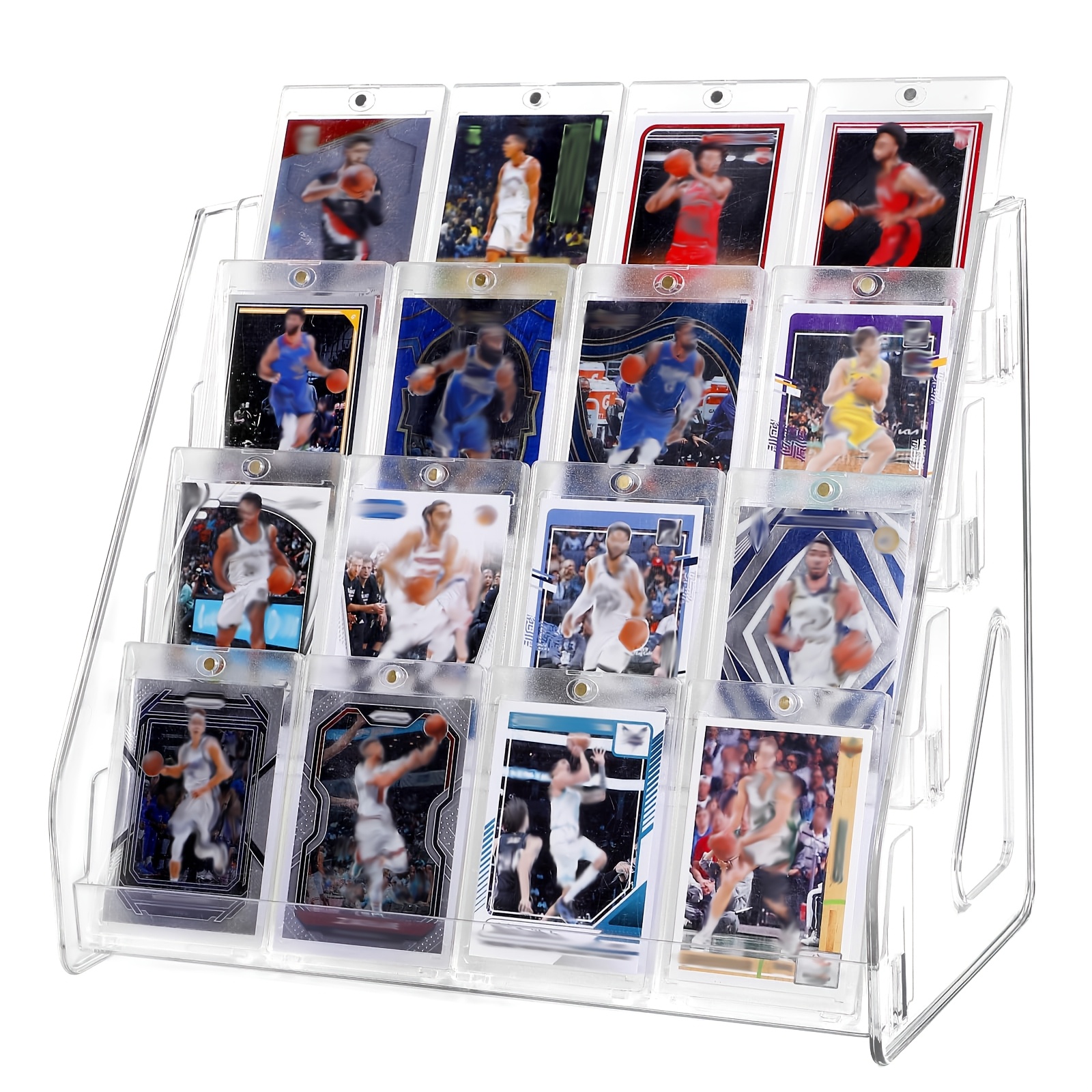 display case for trading cards sold on Temu United States