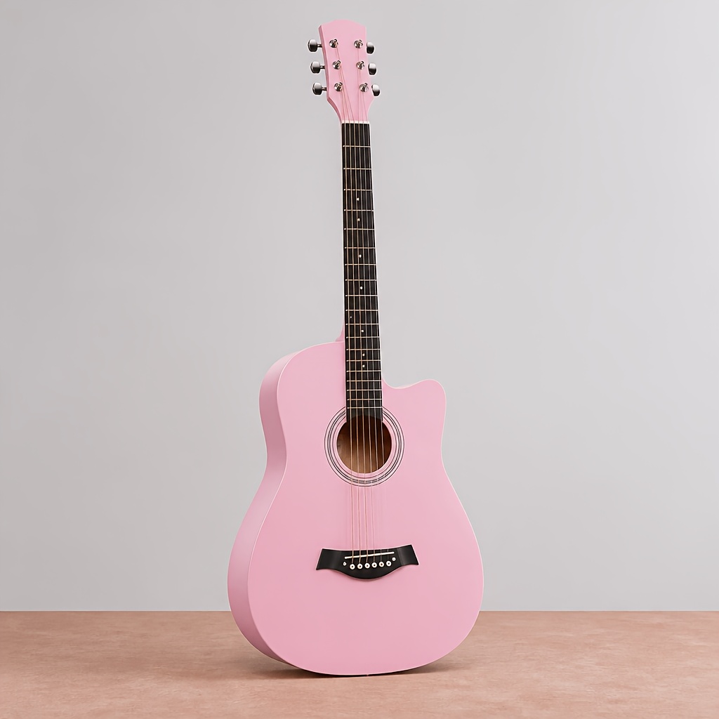 38 Inch Basswood Acoustic Guitar&comma; Full Play ...