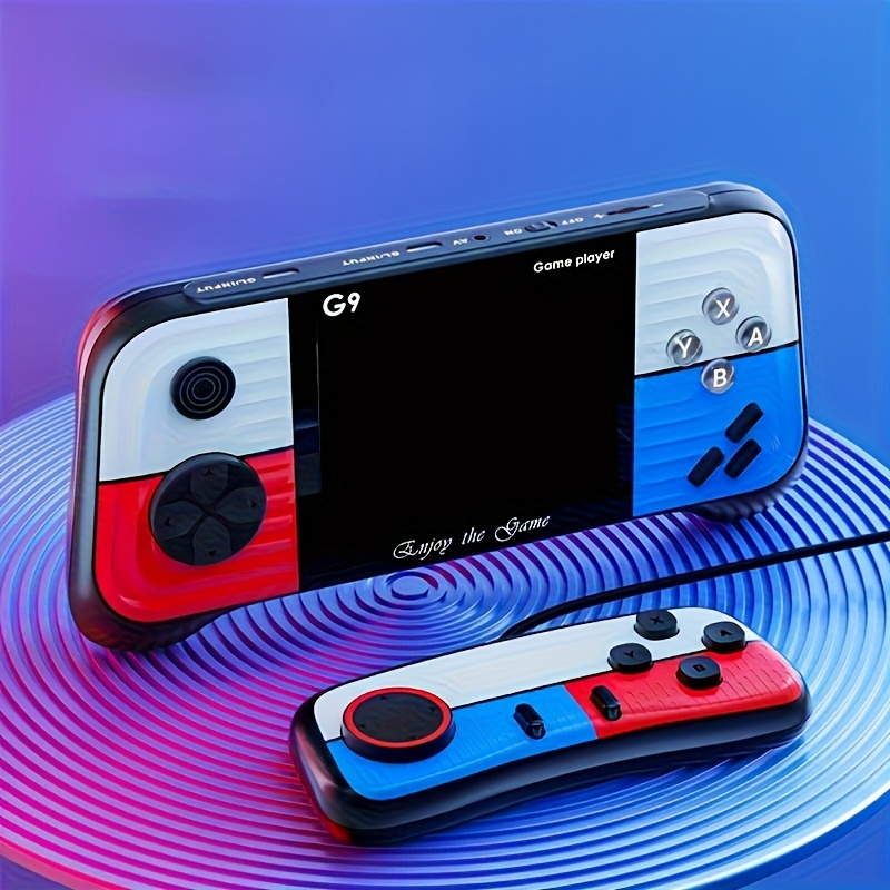 2D with Dual Joystick, Portable Game Machine for Players, Supports TV  Connection Rechargeable Lithium Battery, USB Charging, Classic Mini Game 