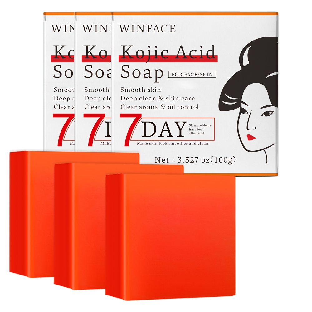 Image of Kojic Acid 3pcs Set - Gus - Brightens Light Beige, Controls Oil