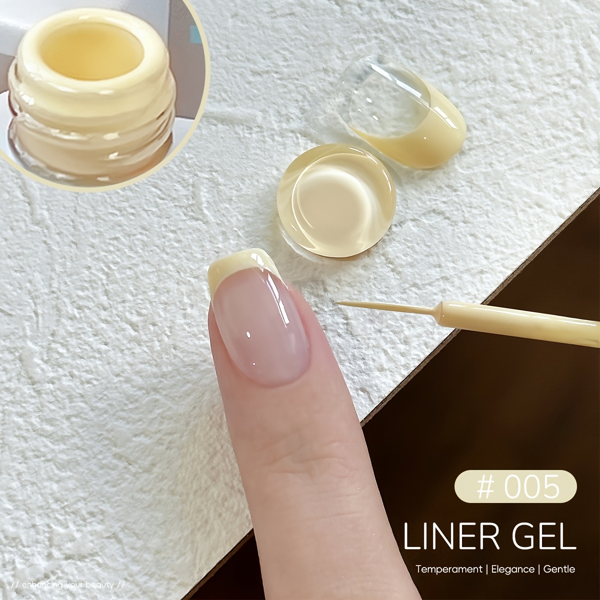 Image of 6 Colors 6ml Gel Nail Polish Soaking Led Nail Gel Female Nail Art Tools For Nail Art Diy For Fashion