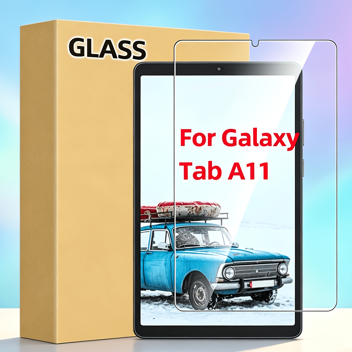 TEMU A High-definition Tempered Glass Screen Protector, Suitable For Galaxy Tab A11 8.7-inch, Durable, Scratch-resistant, , Sensitive , Fully