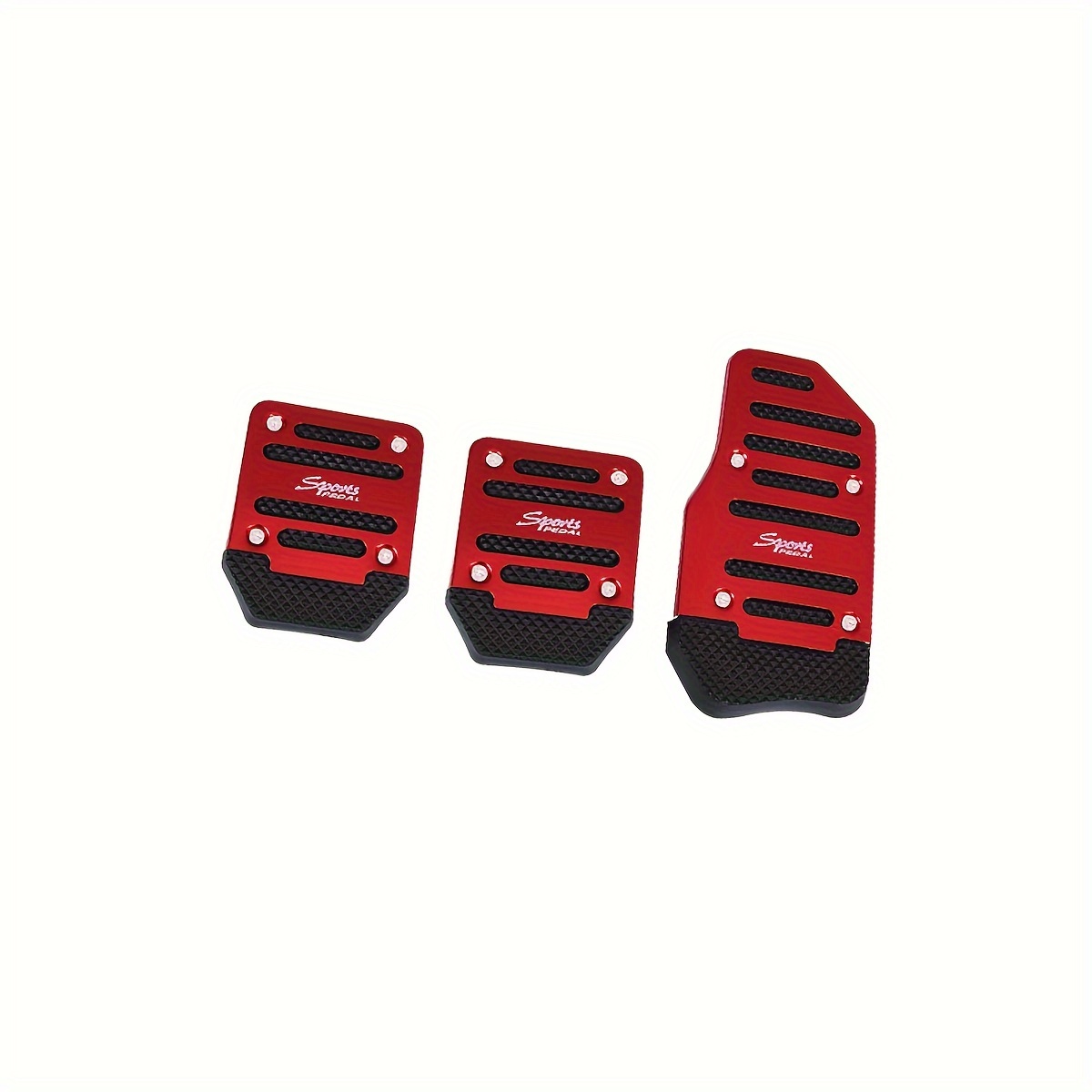 TEMU 3pcs Car Set - , Aluminum Alloy Striped For , Brake & - Interior