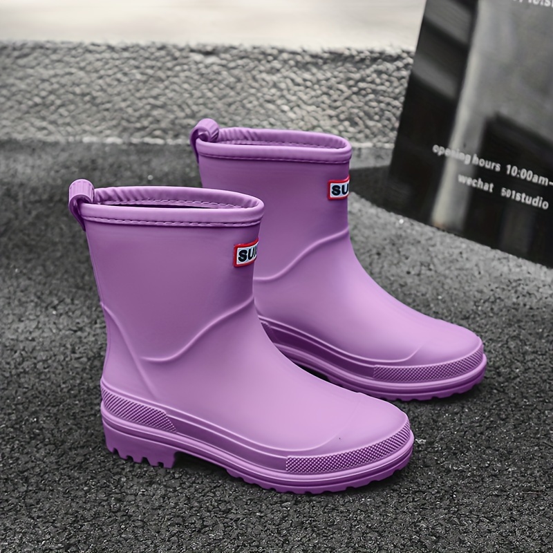 Impermeable Antideslizante Zapatos De Lluvia Reutilizables Botas Durable PVC Plástico Cubierta