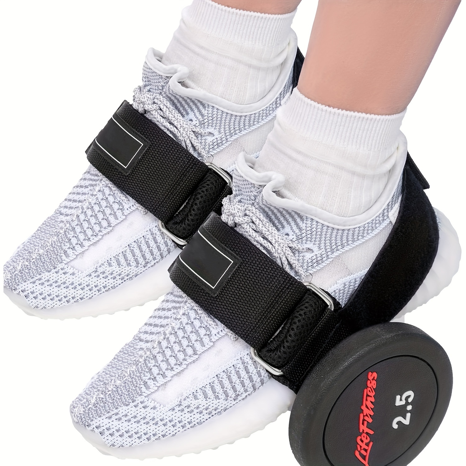 

Feet Dumbbell Attachment, Tibialis Trainer, Feet Weight Lifting Dumbbell Ankle Strap, Leg Lift Exercise Equipment