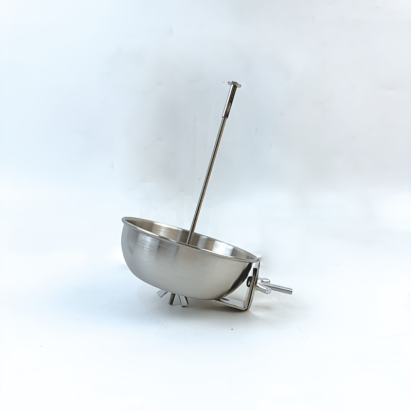TEMU Parrot Feeder, With A Fruit Fork, Fruit And Vegetable Rack, Stainless Steel Birdcage Fruit And Vegetable Rack, Fruit Fork, Parrot Feeder,