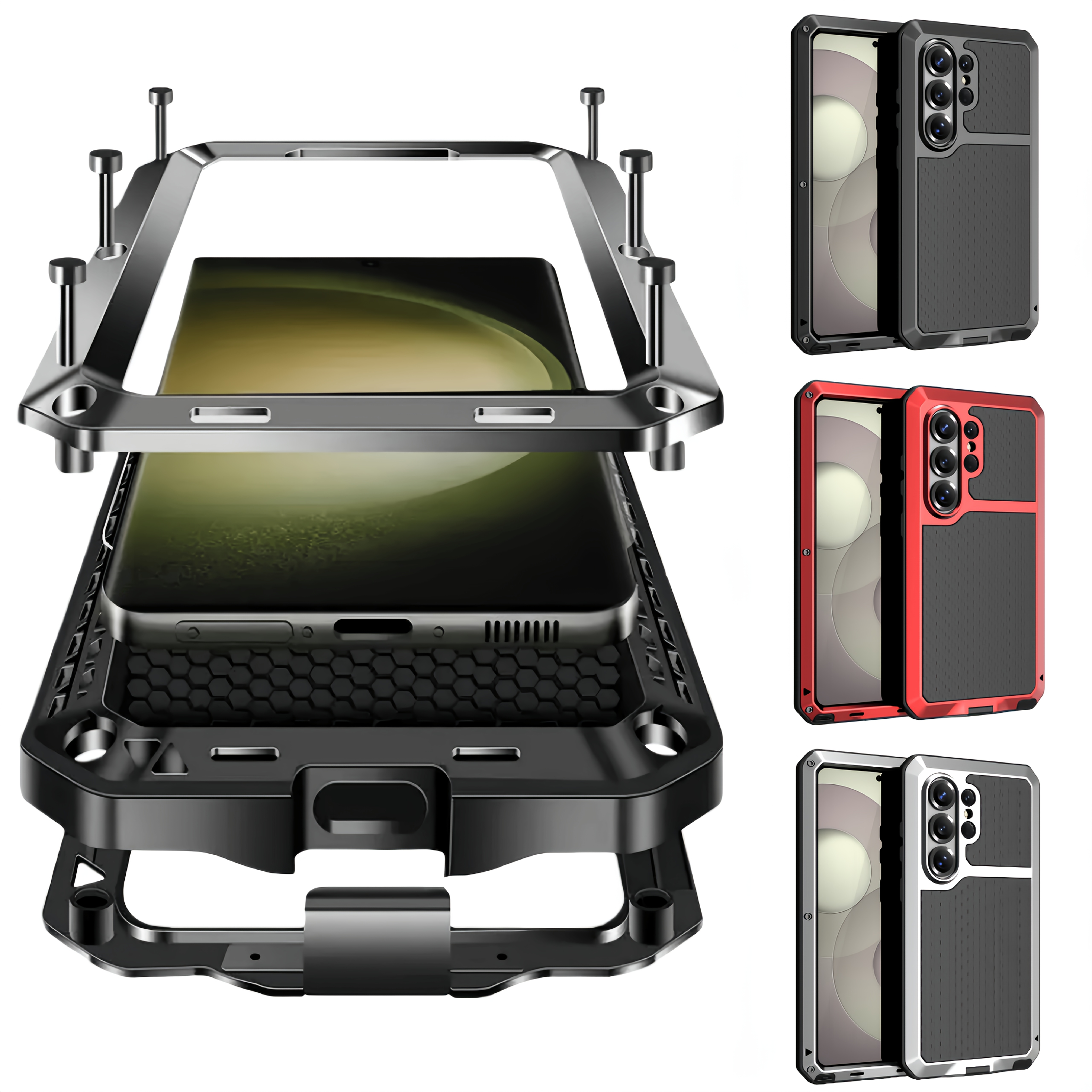 aluminum phone case sold on Temu Australia