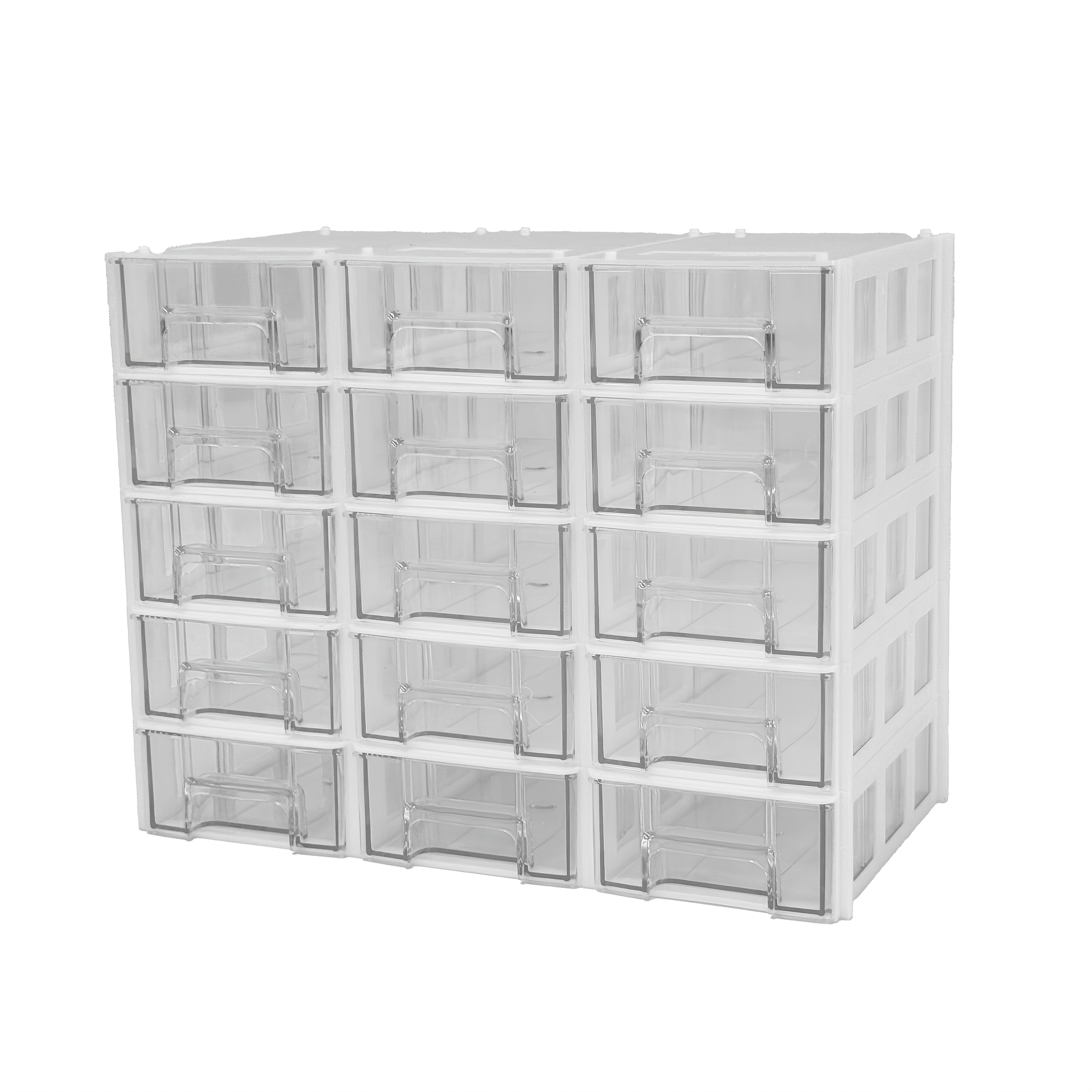 15 24 stackable storage boxes with dividers thickened plastic parts box drawer design for easy classification and organization suitable for car parts hardware home storage office supplies storage