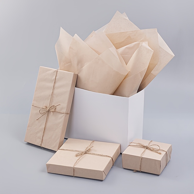 

Yingyuyuan Premium Brown Tissue Paper - 50/ Sheets, Ideal For Gift Wrapping & Crafts, Father's Day, Valentine's, Birthdays, Weddings & More - Versatile Shades, 13.8 X 19.7 Inches, Yingyuyuan