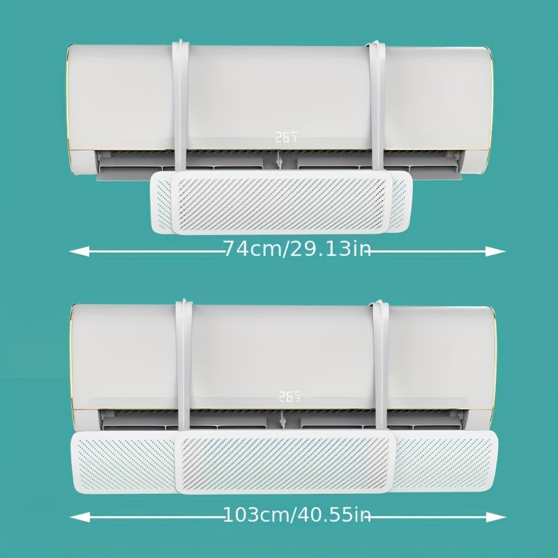 portable adjustable air conditioning   mounted windscreen for a cool and   details 5