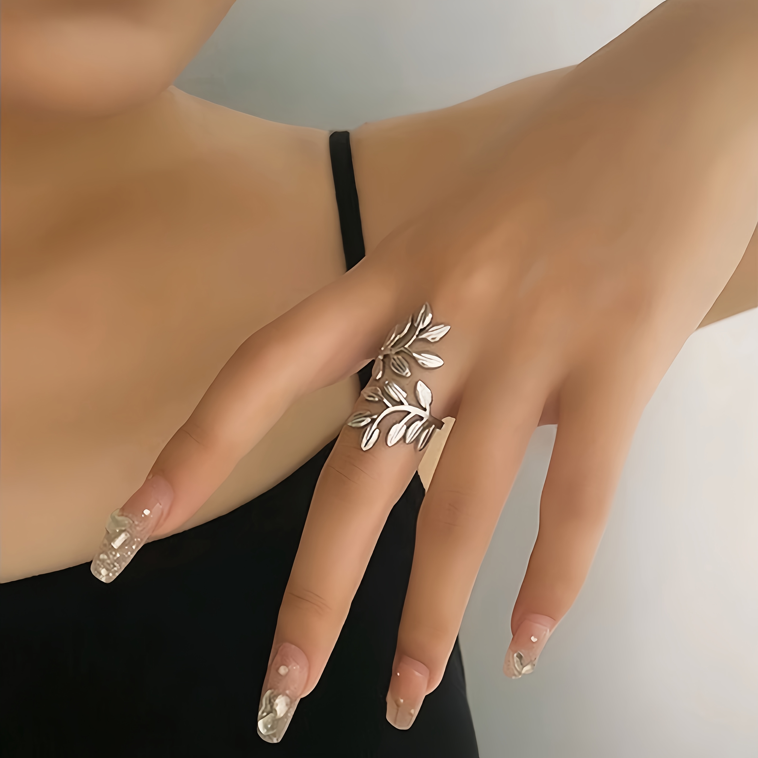 adjustable stainless steel   design ring elegant luxury   nature   for   for daily wear vacation valentines day gifts gift item    