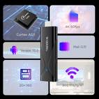 2025 upgrade wudung tx8 original mini tv stick de red inteligente de 10 wifi inalámbrico 5,0 procesador h313 soporta 4k ultra hd soporta tv stick dispositivo de red player para ver tv en casa y deportes