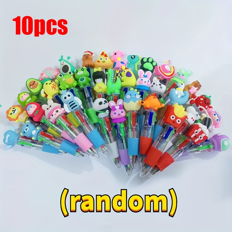 10 30pcs cartoon cute random   color ballpoint pen set   party favors classroom rewards and birthday gifts   multicolor pen set