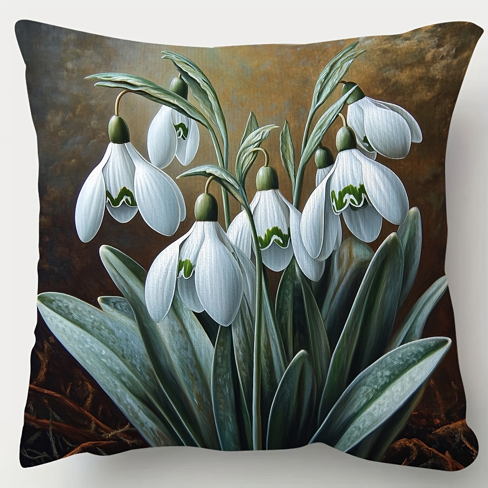 

Vintage Design 18x18 Inch Square Pillowcase - Soft, Breathable Polyester, Double-sided Print, Zip Closure - Bedroom & Sofa Decor