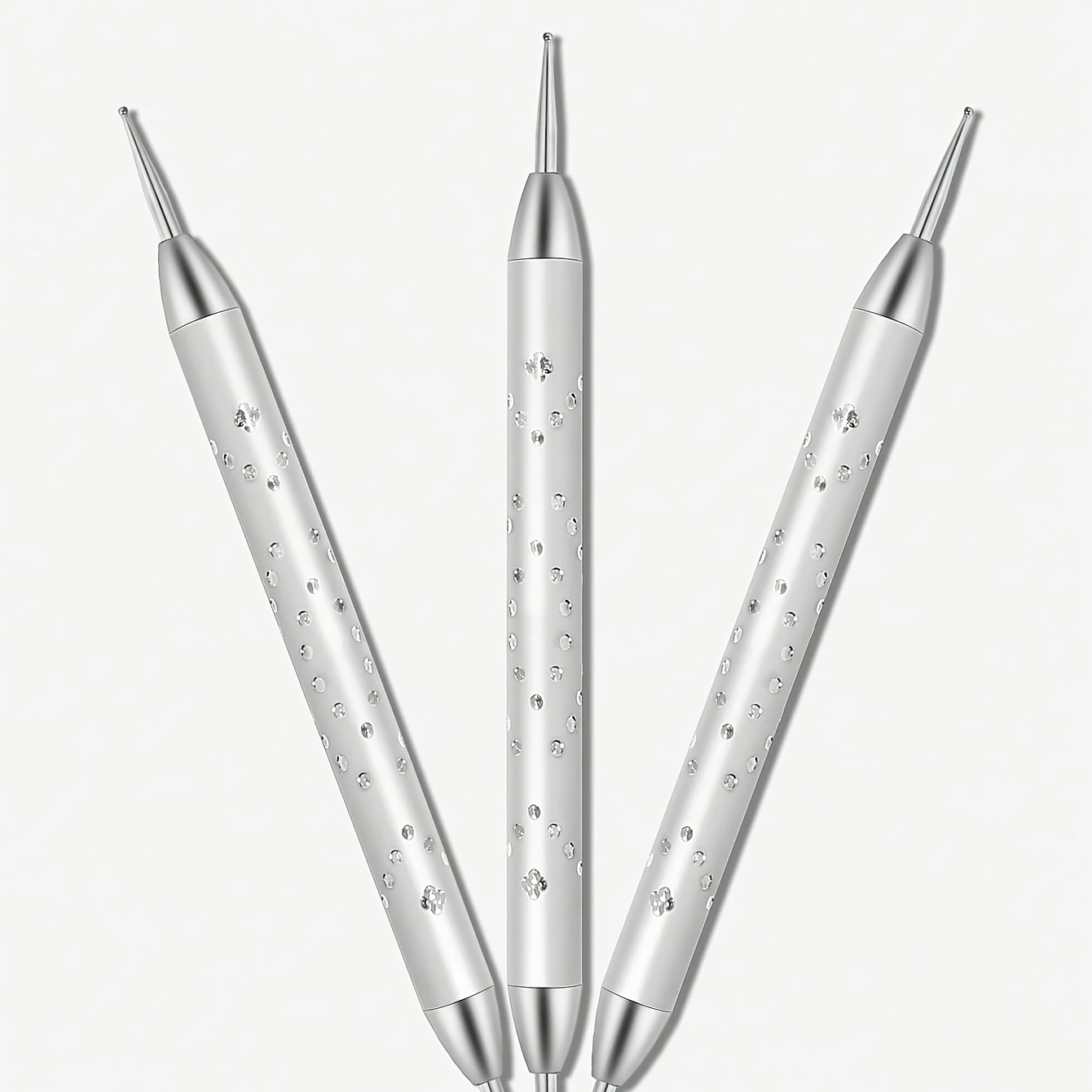 Dual Head Nail Art Drill Pen with Bead & Matrix Tips