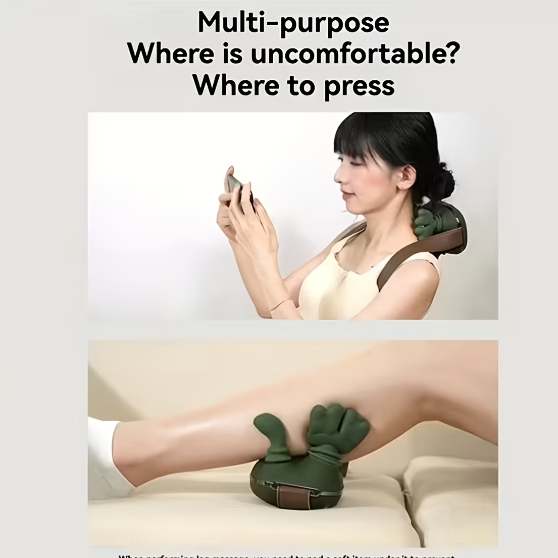 Image of Chinese-style Color Scheme Neck And Shoulder Massager — Compact In Size With Exquisite . Master-level Deep Massage And Heat, Ideal For Daily At Home Or . As A Gift For Family And Parents