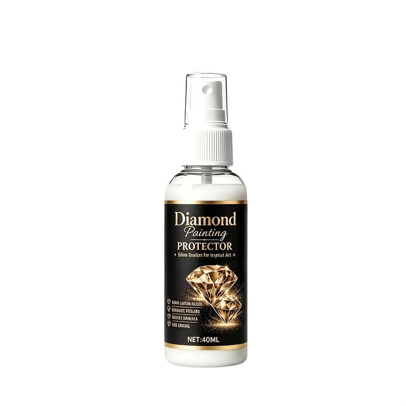 TEMU Diamond Painting Sealing Spray - Suitable For Diamond Paintings And Handmade, Providing Permanent Artwork Protection, Long- Care For Decorative