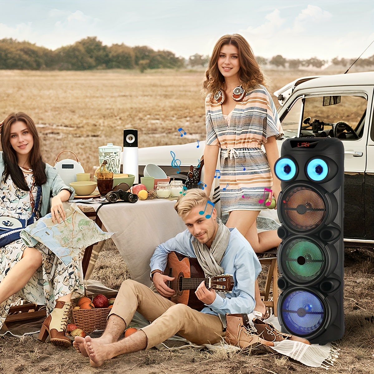 Portable 8000W Wireless Bluetooth Speaker