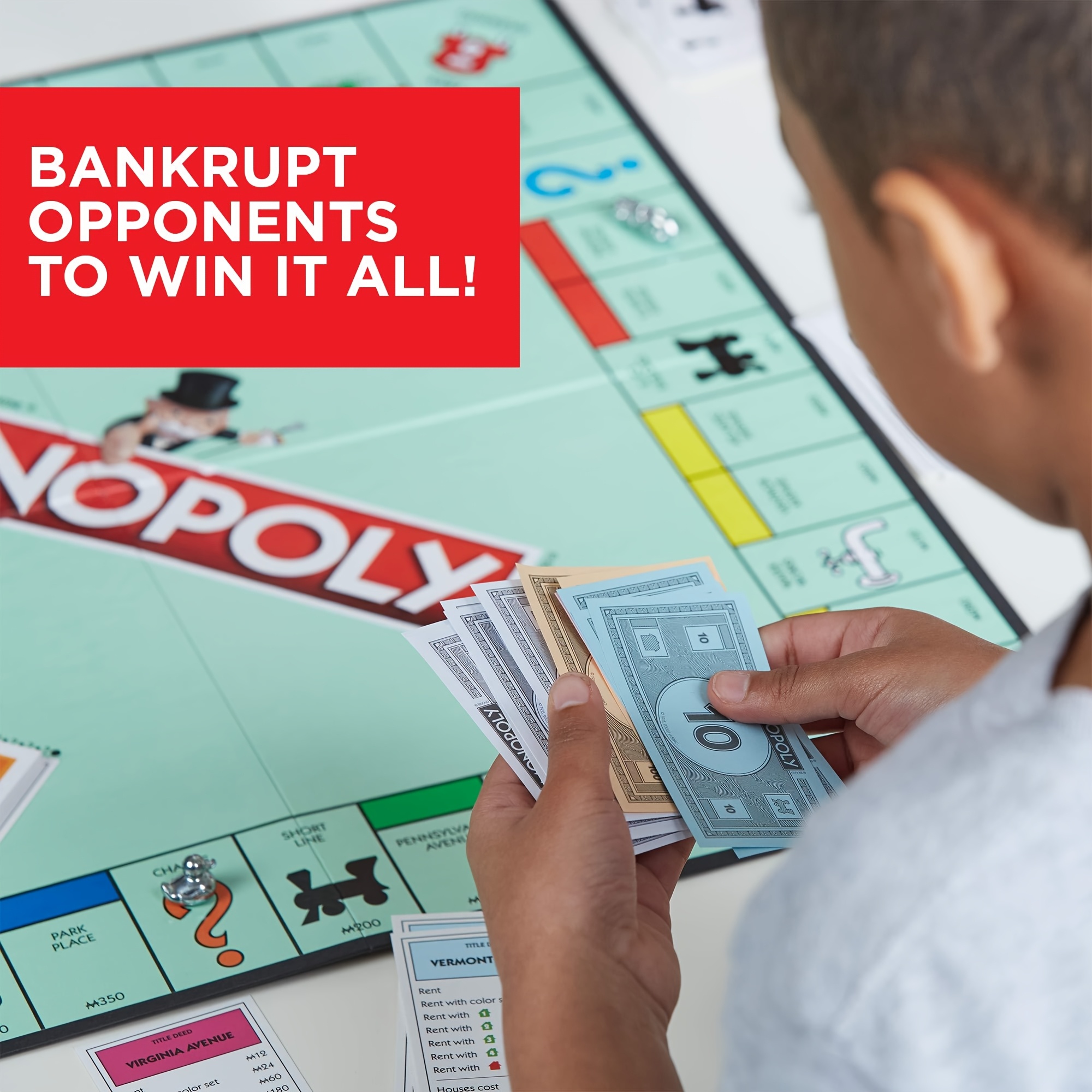 Monopoly Spel, Familie Bordspellen voor 2 tot 6 Spelers - Afbeelding 6
