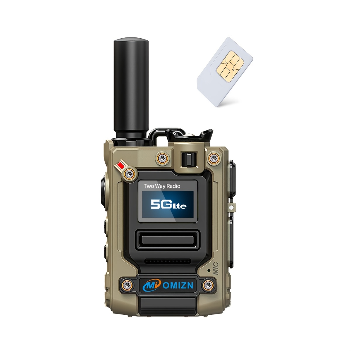 Omizn M8 Long Range Walkie Talkies Card Pre Installed No Monthly Fee For Truckers Construction Workers Camping Hunting Business Use In 1 2 3 4pcs