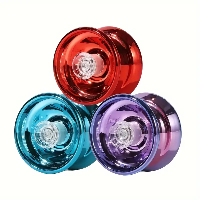 fei metal alloy yo yo vibrant red ideal for beginners young adults outdoor play great halloween christmas birthday gift best for christmas details 3