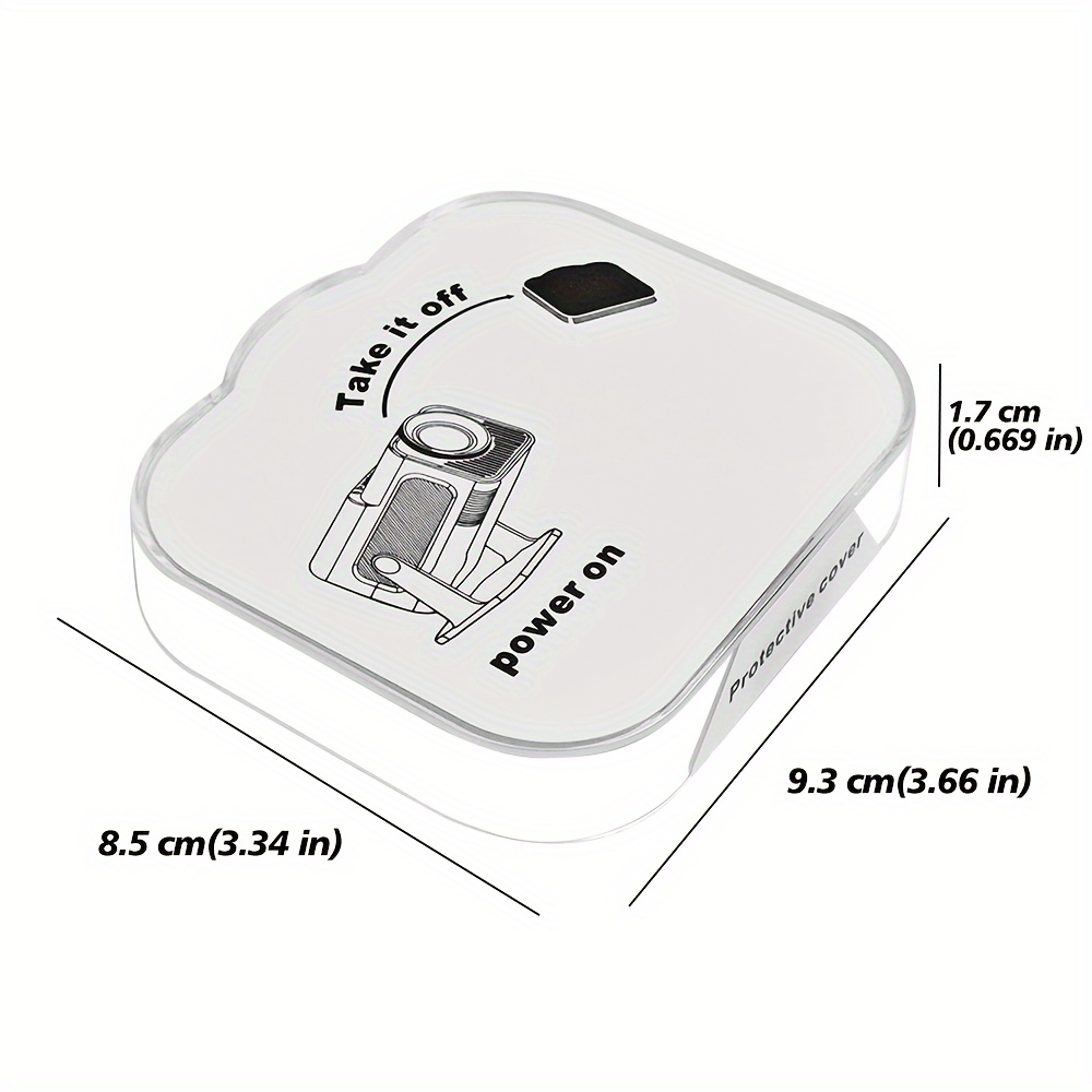 W WUDUNG HY320 Mini Projector Lens Protector - Durable PVC Dust Cover, Scratch-Resistant