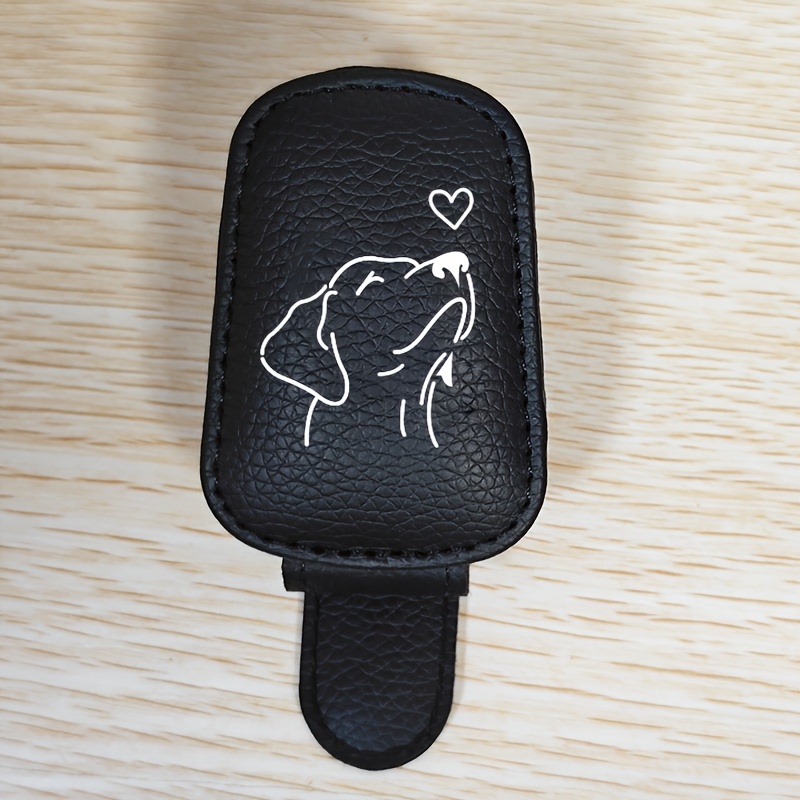 TEMU Clip magnético para gafas de coche con base magnética, para gafas, billetes, documentos - Soporte compacto multifuncional para visera, fácil de