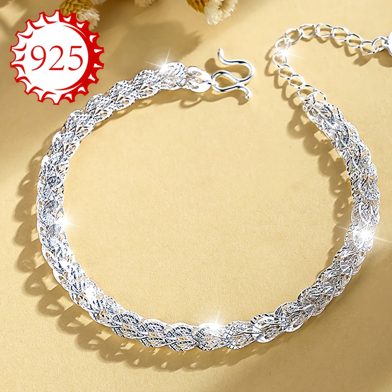 925 Silver Phoenix Tail Bracelet