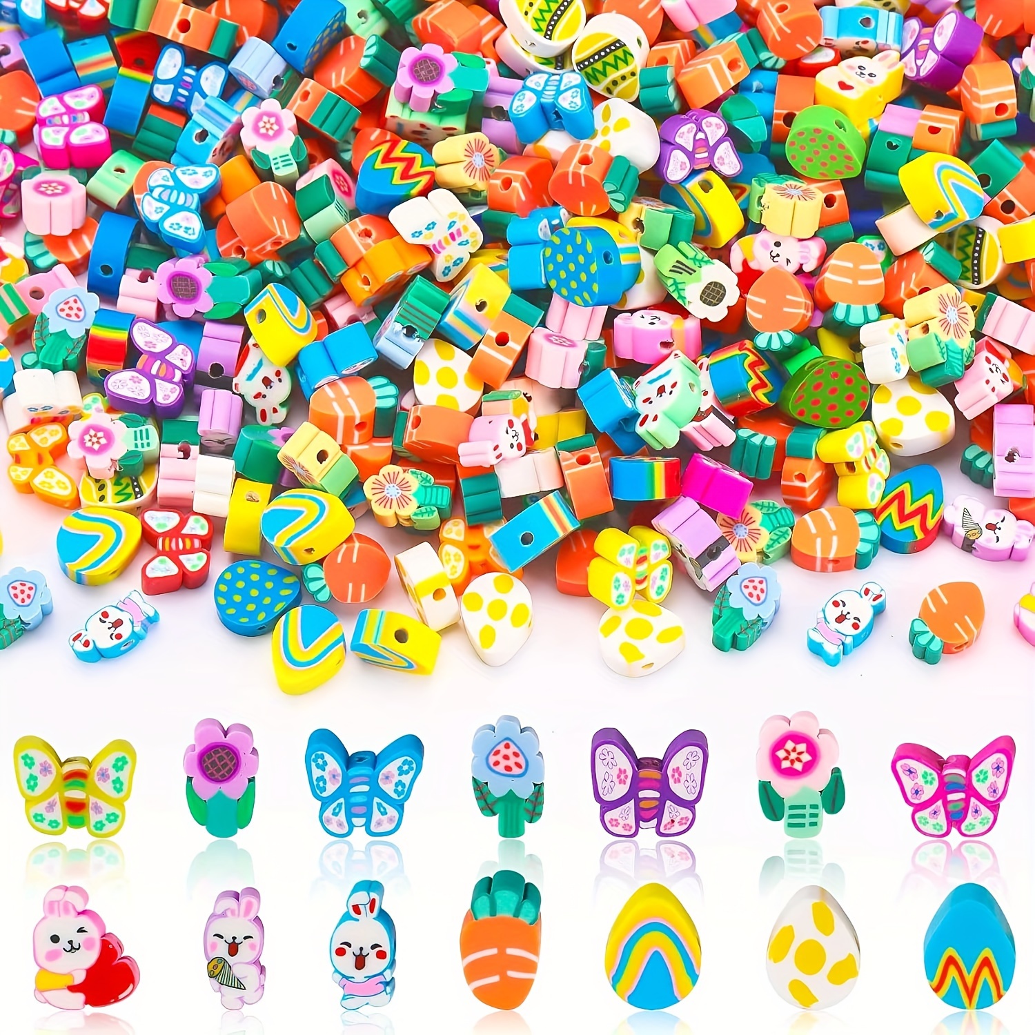 

100pcs Easter - , , , Egg & For Making - Craft Supplies For Bracelets, Necklaces & Decorations