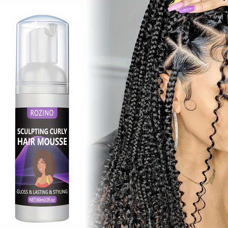 Curly Hair Styling Elastin Sculpting Curly Hair Mousse Hair - Temu