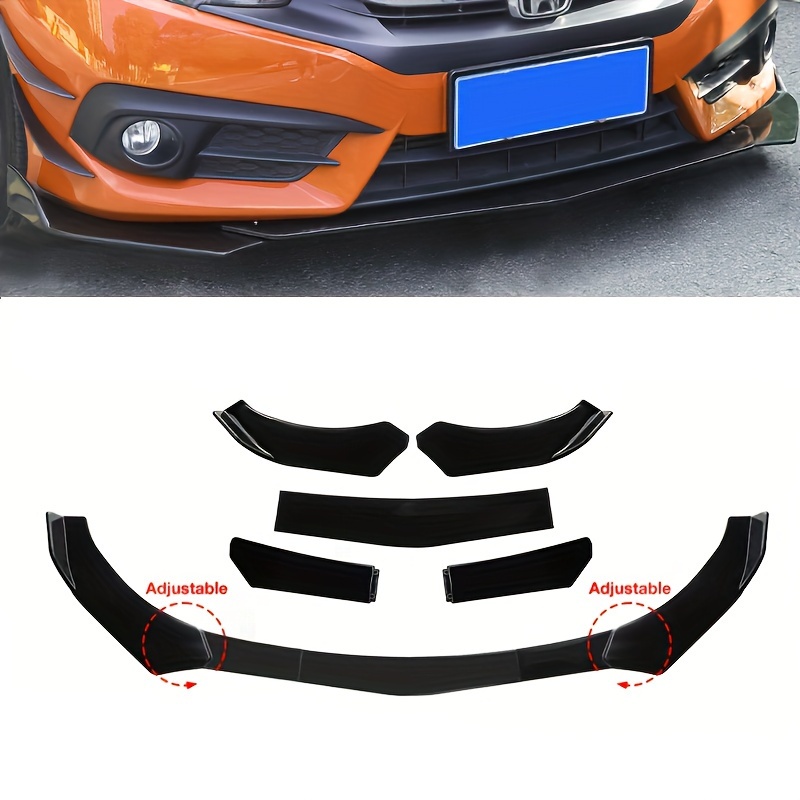 

5pcs Universal Car Front Bumper Separator Bumper Lip Body Kit Duck Lip Separator For Cars