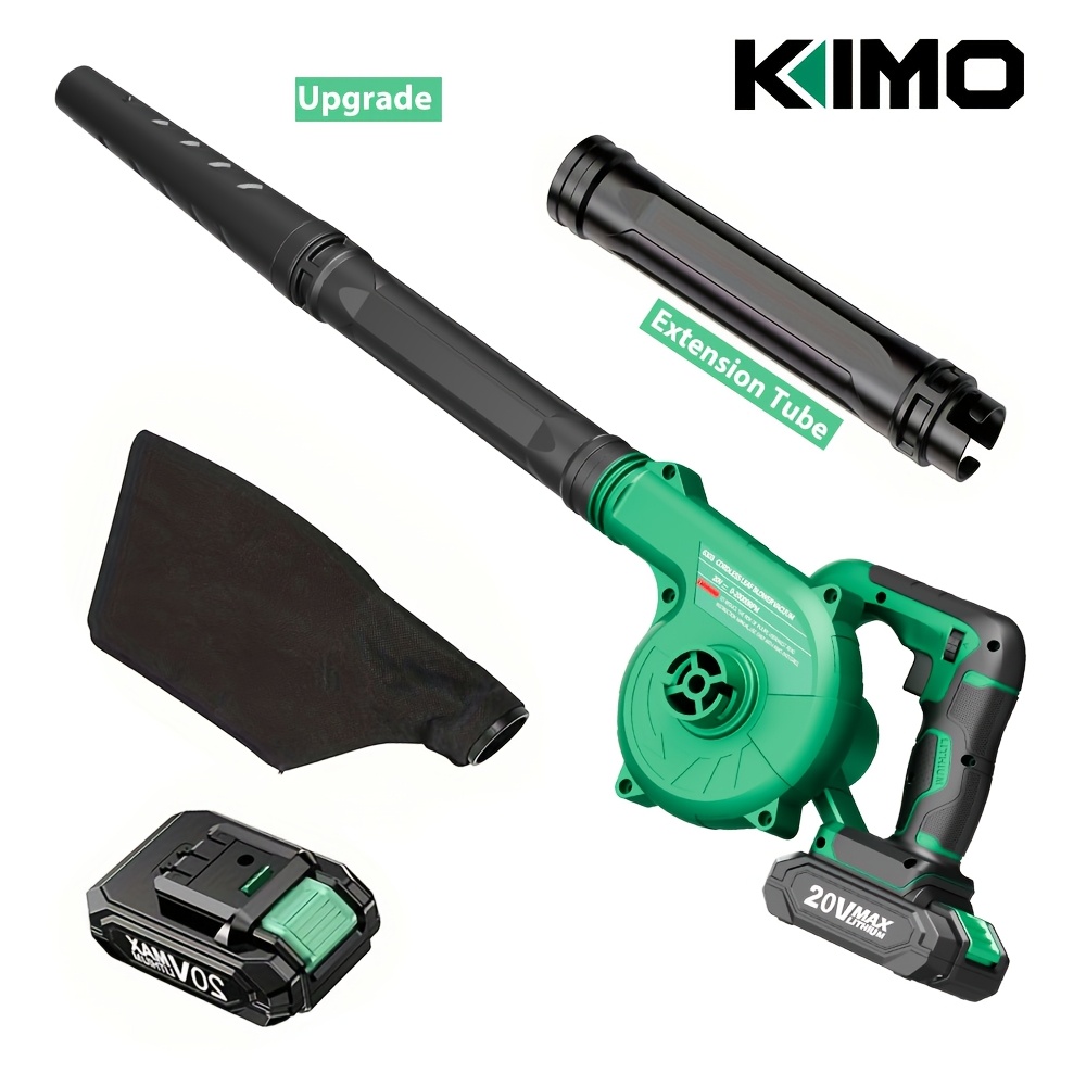 

Kimo 20v Cordless Leaf Blower - Lightweight, Handheld Electric Yard Tool With Battery & Charger For Lawn, Patio, - Perfect Christmas Or New Year Gift