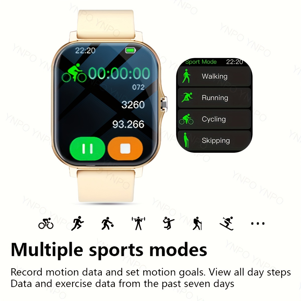 Smart Watch Compatible with Android/iPhone, Wireless Calling