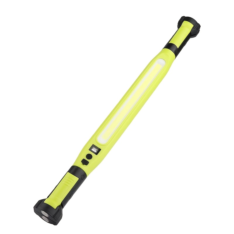 TEMU High Brightness Led Work Light With Magnetic Base & Hook - Rechargeable Portable Flashlight Suitable For Car Maintenance, , Emergency Power, -